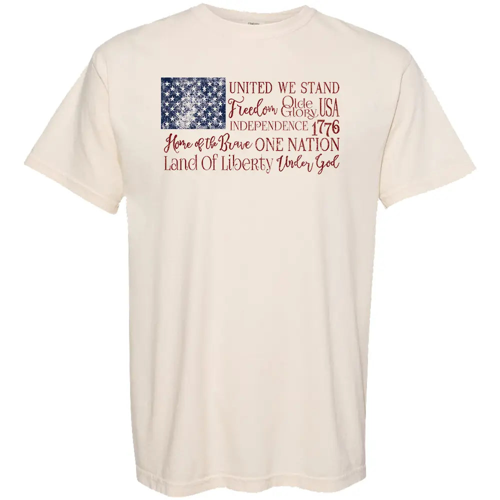 USA Flag Graphic Tee