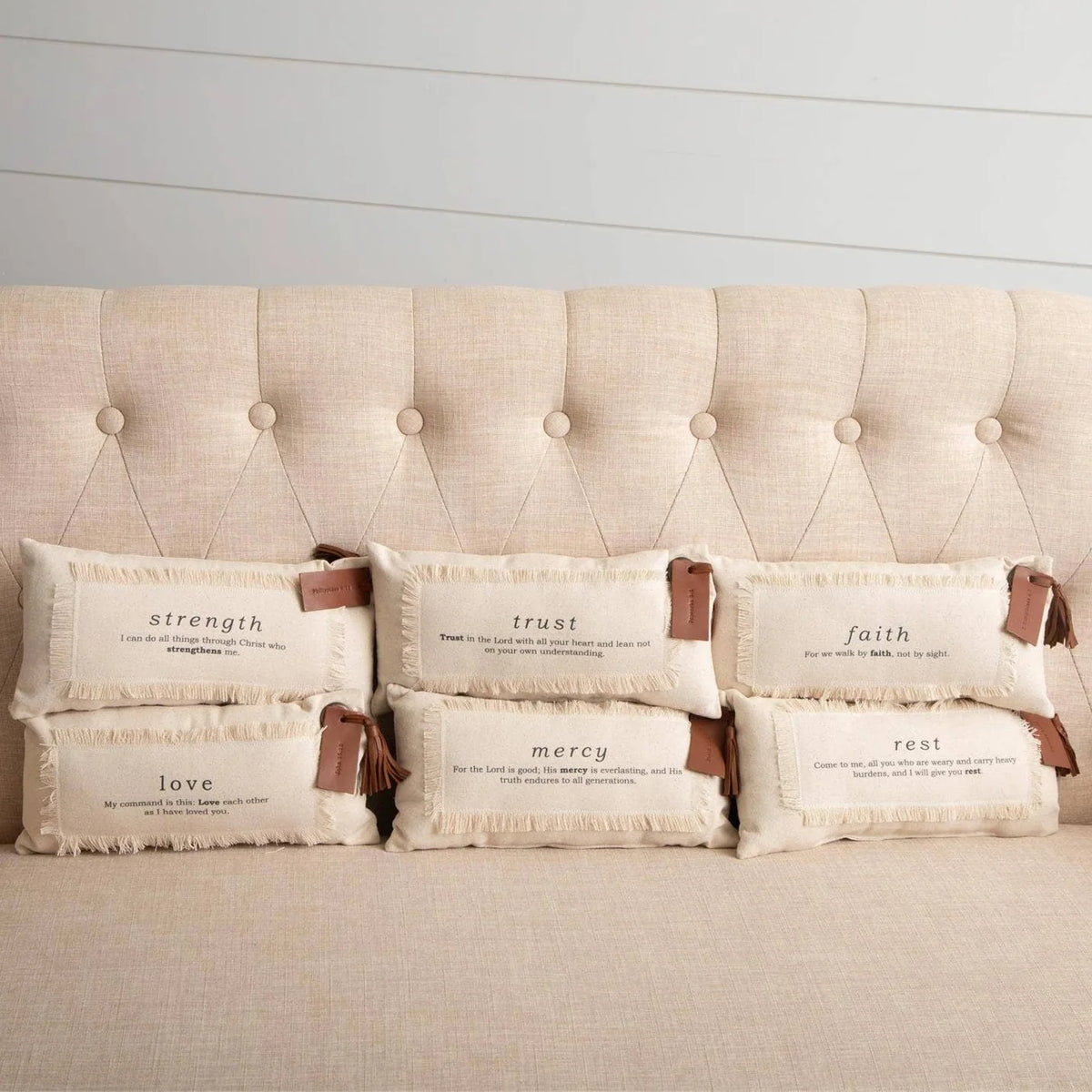 Bible Verse Mini Pillow - 6 Styles