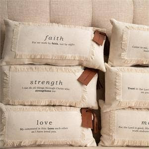 Bible Verse Mini Pillow - 6 Styles