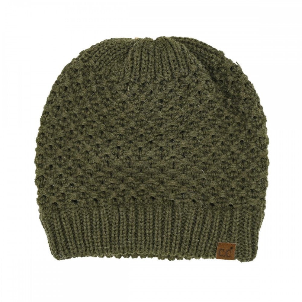 C.C Cross Cell Stitch Beanie - 5 Styles