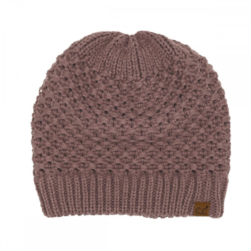 C.C Cross Cell Stitch Beanie - 5 Styles
