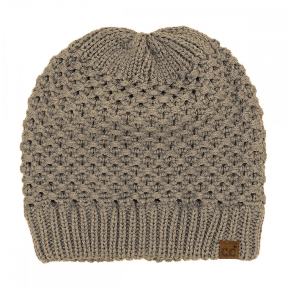 C.C Cross Cell Stitch Beanie - 5 Styles