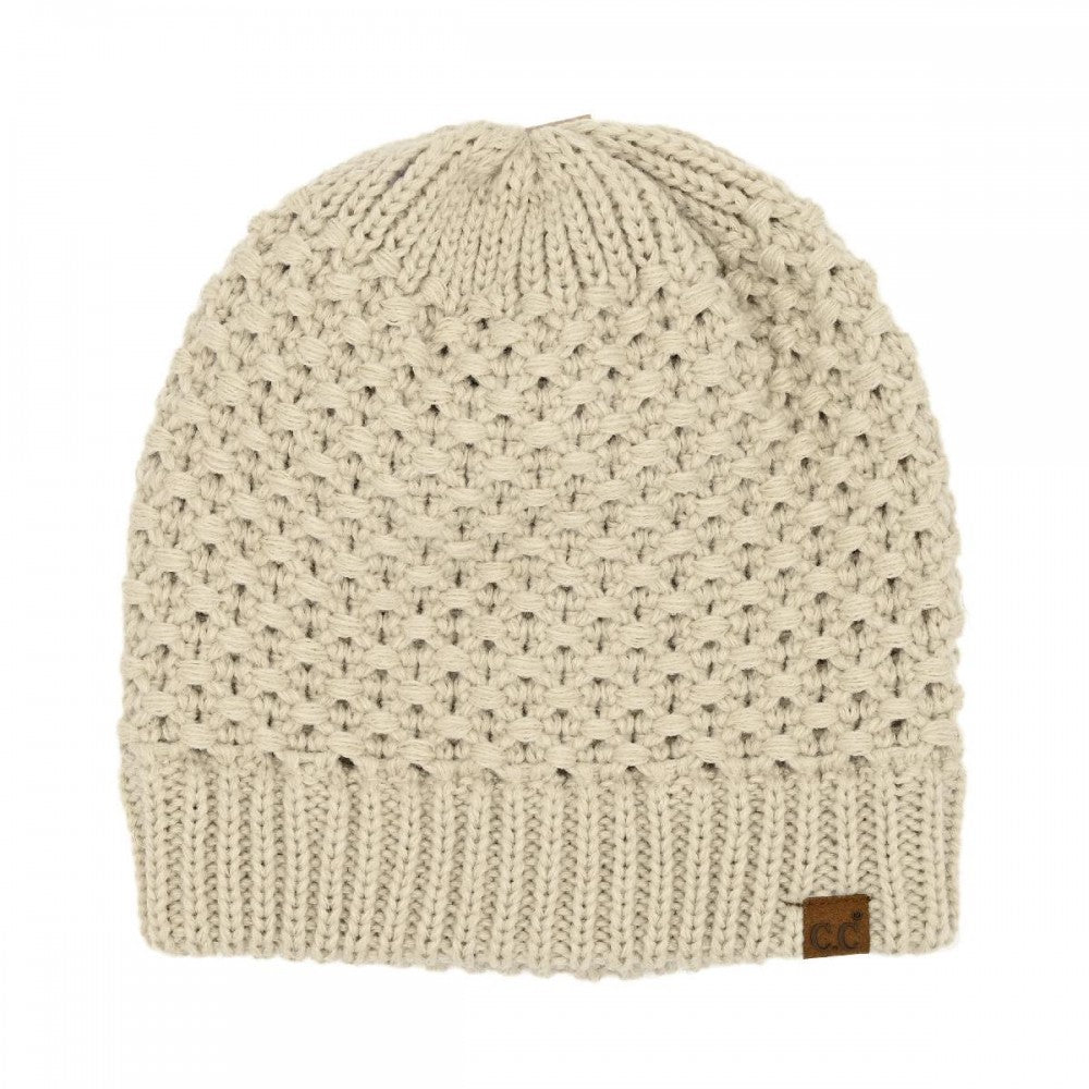 C.C Cross Cell Stitch Beanie - 5 Styles
