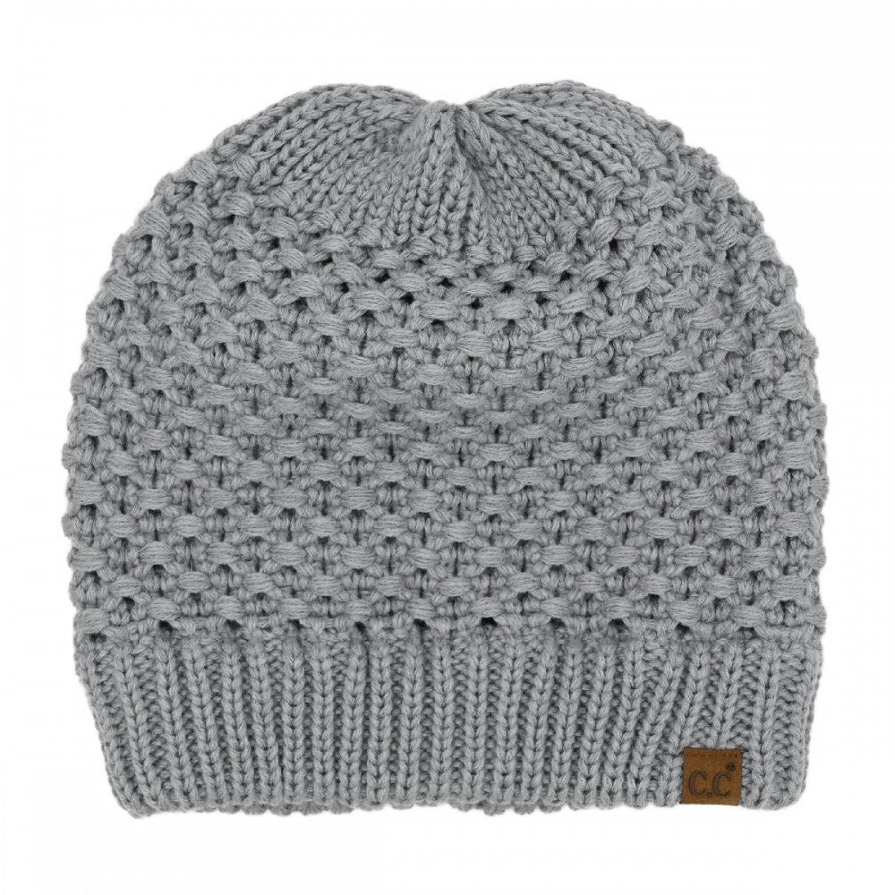 C.C Cross Cell Stitch Beanie - 5 Styles