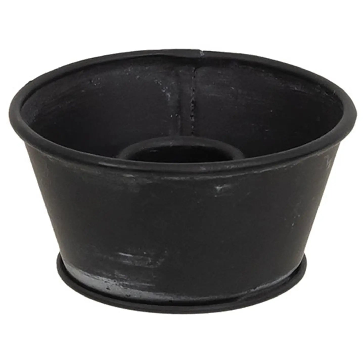 Black metal taper cup