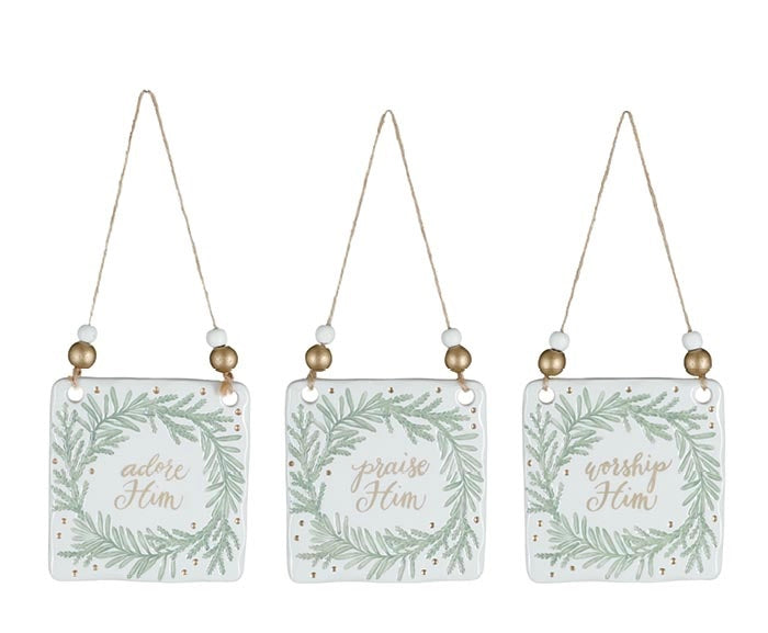 Message Ornament - 3 Styles