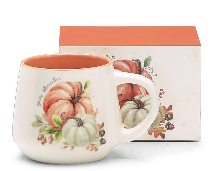 Give Thanks with Pumpkins Mug