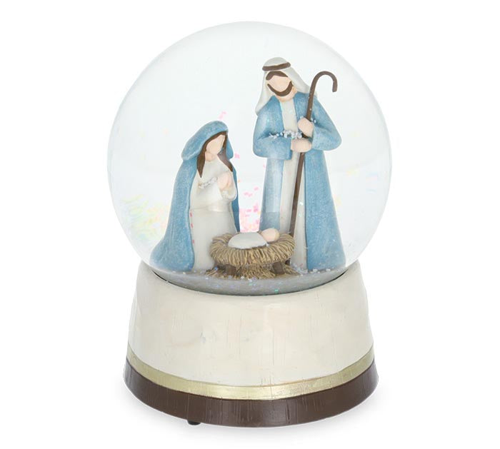Holy Family Snow Globe