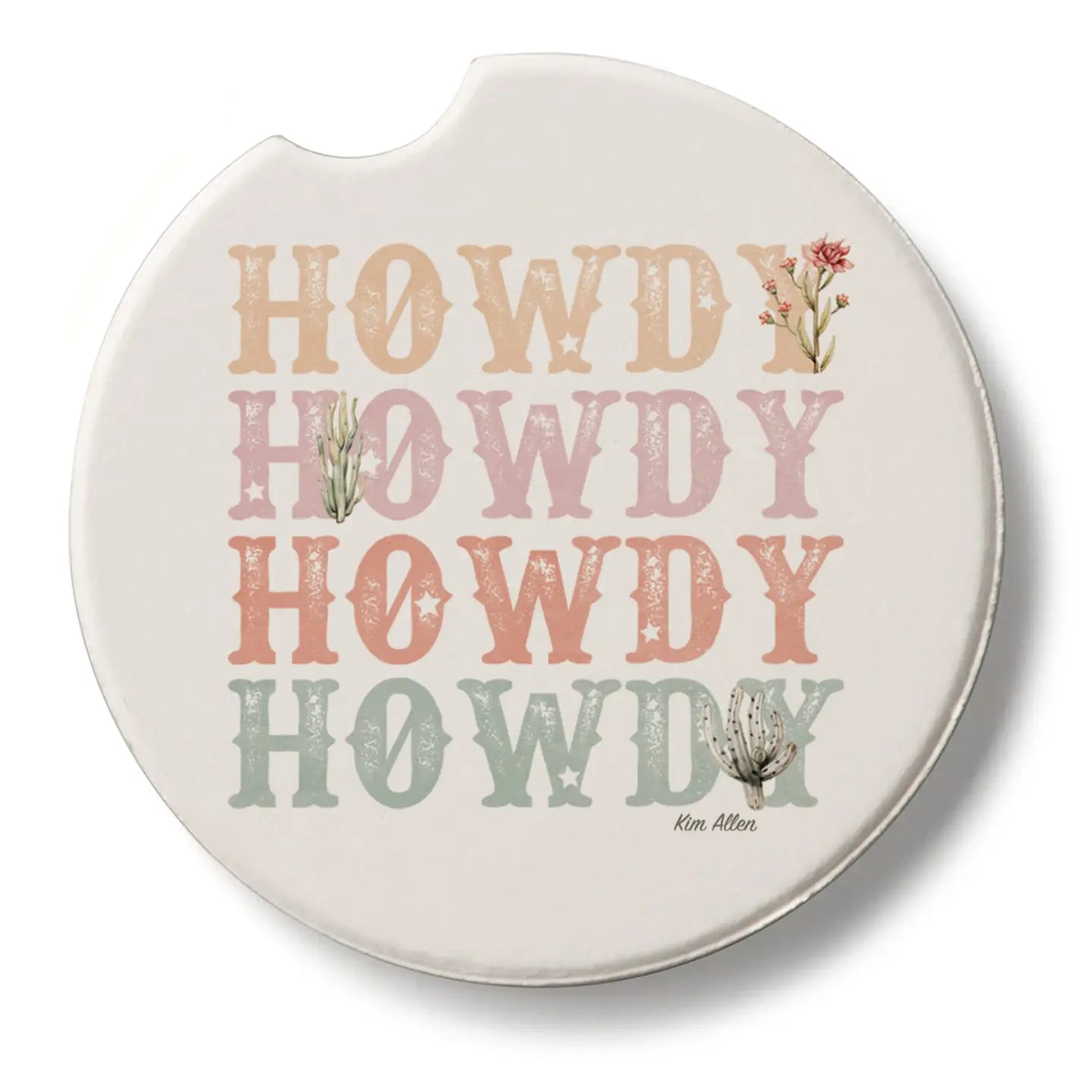 Howdy Cowgirl Car Coaster