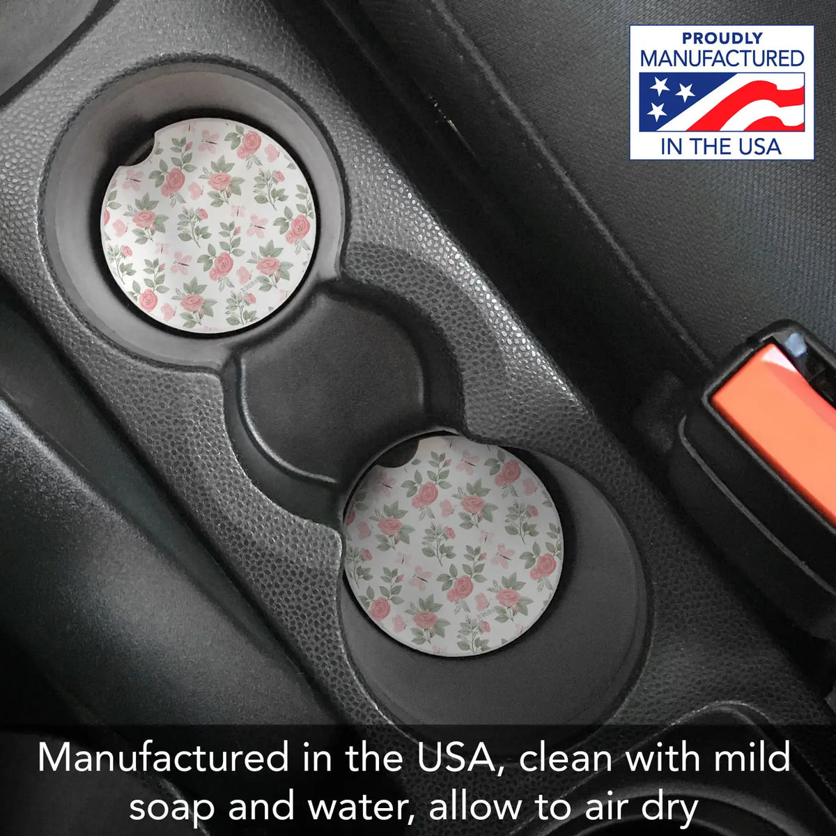 Pretty Coquette Car Coaster