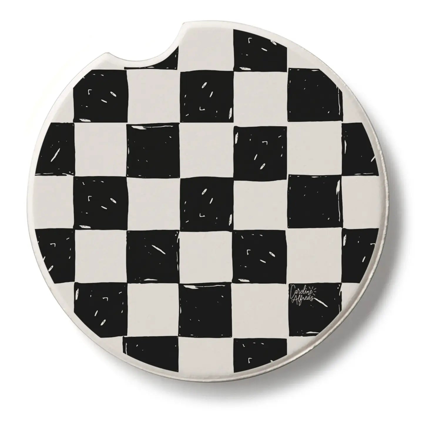 Checker Car Coaster