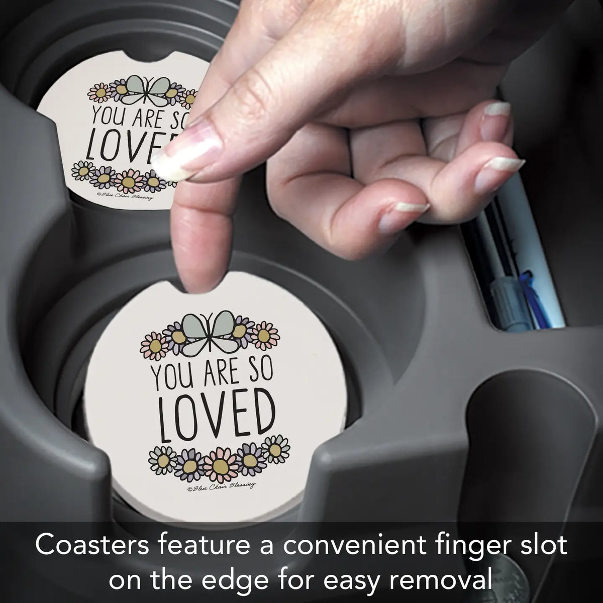 So Loved Car Coaster
