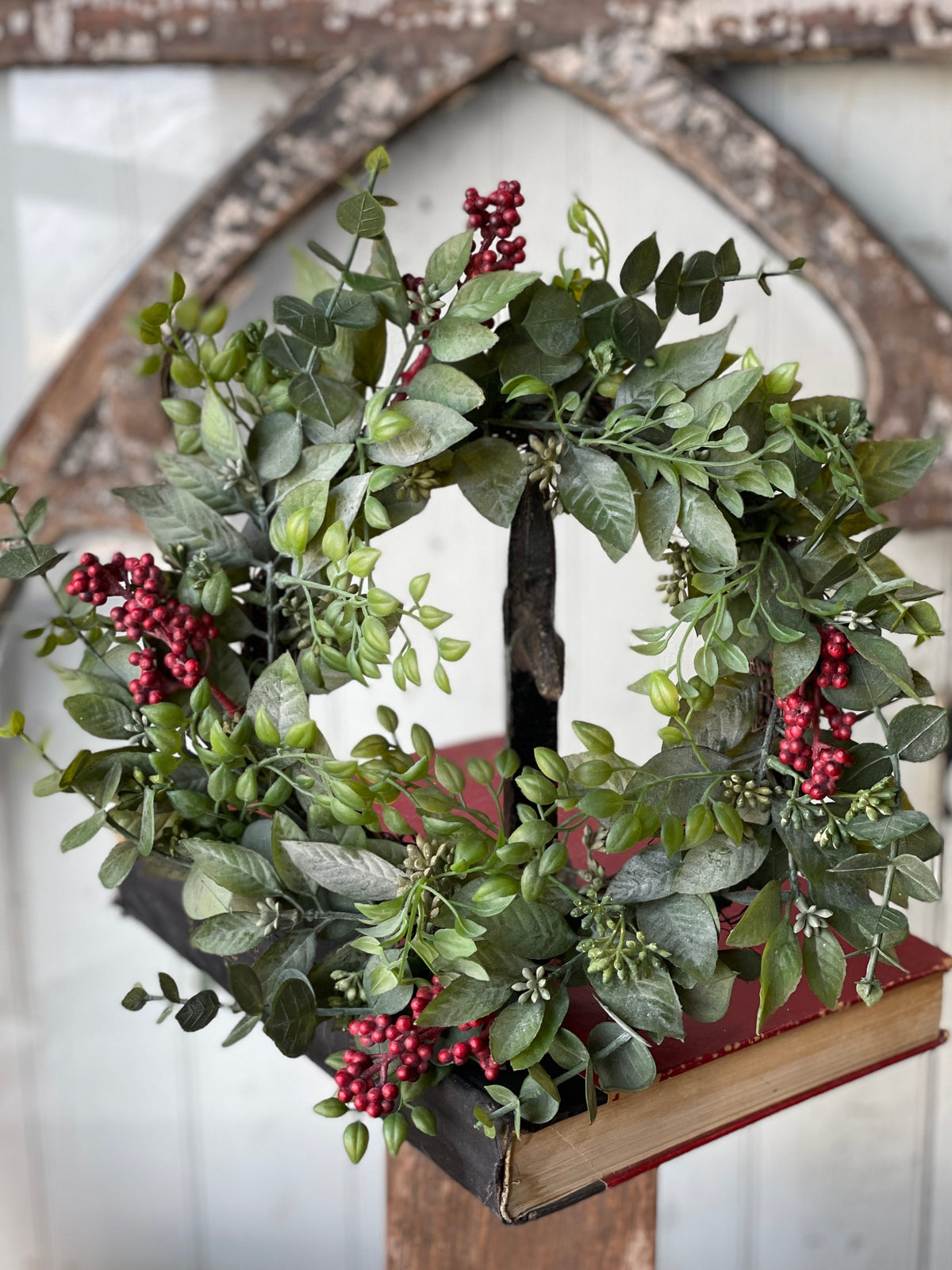 Atwood Eucalyptus Candle Ring - Large