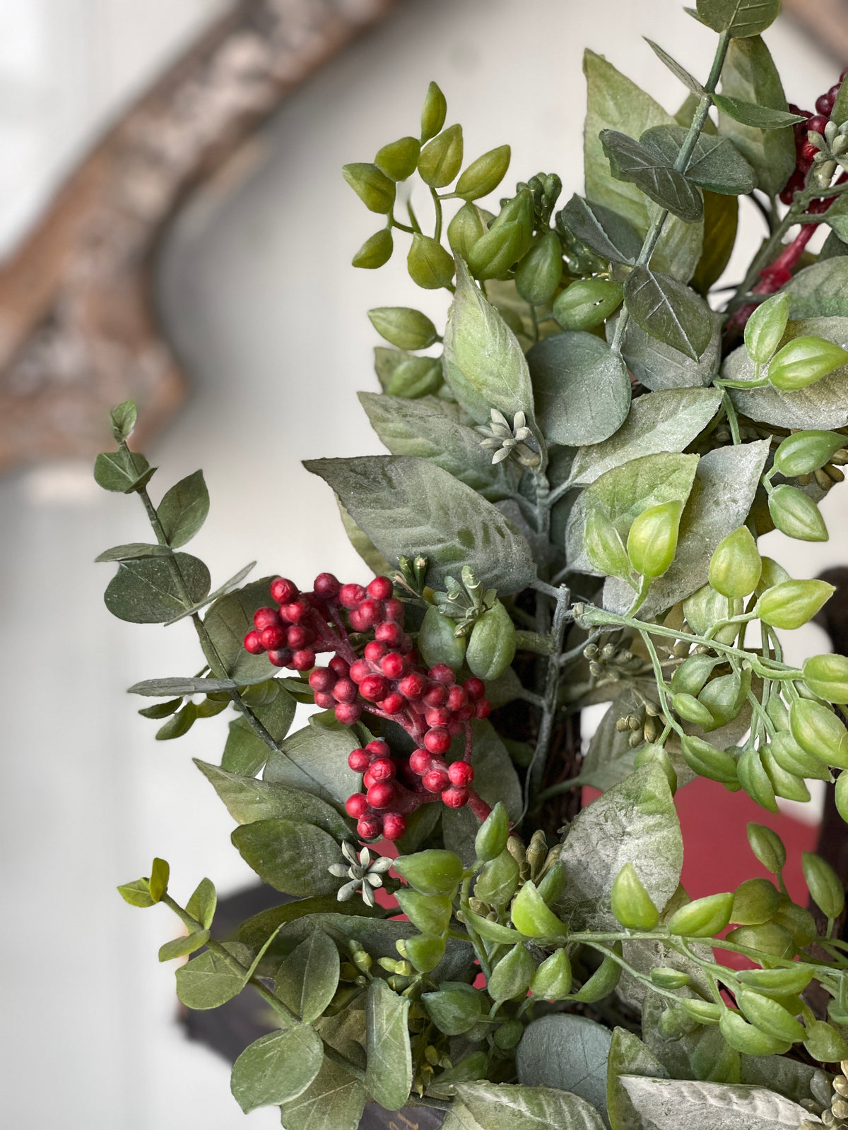 Atwood Eucalyptus Candle Ring - Large