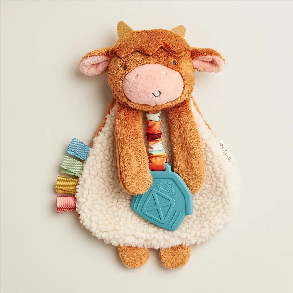Highland Cow Itzy Friends Lovey Plush