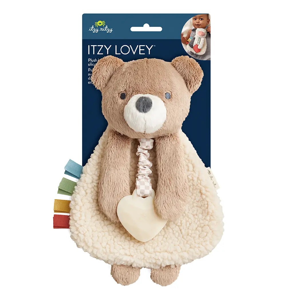 Theo Bear Itzy Friends Lovey Plush