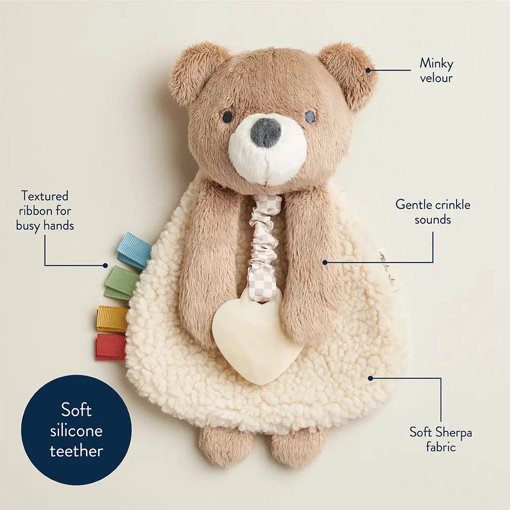 Theo Bear Itzy Friends Lovey Plush