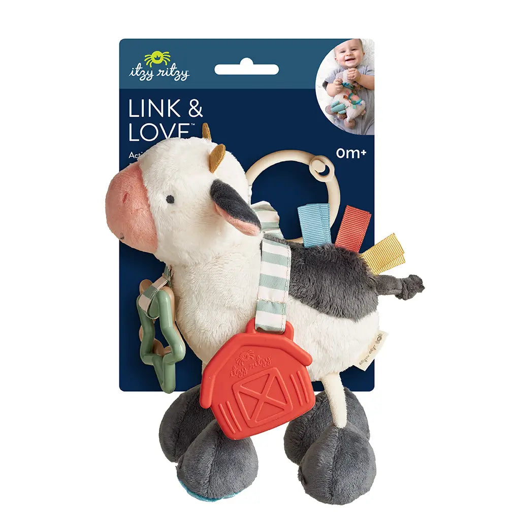 Cow Itzy Friends Activity Plush