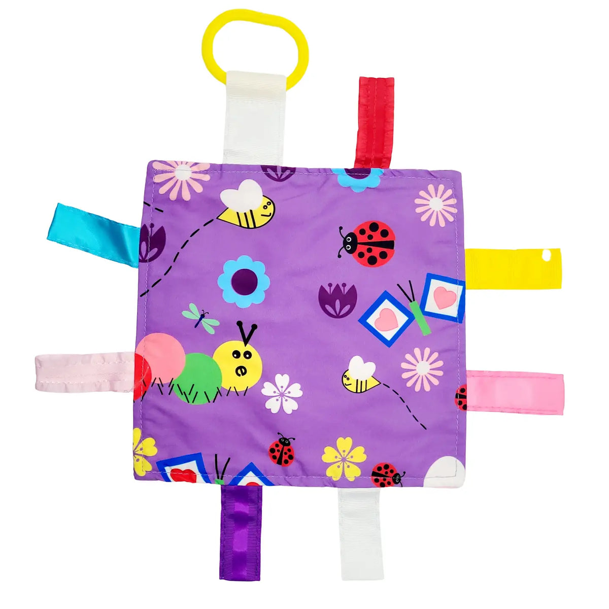 Garden Baby Crinkle Tag Square Toy