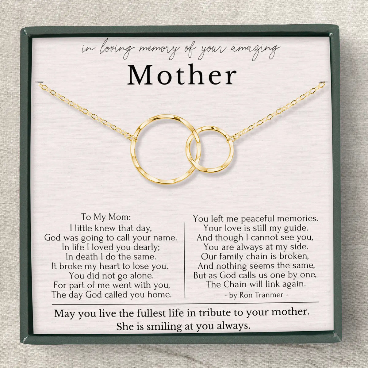 Mother Memory Necklace - Two Styles