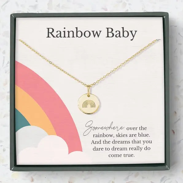 Rainbow Baby Necklace - Two Styles