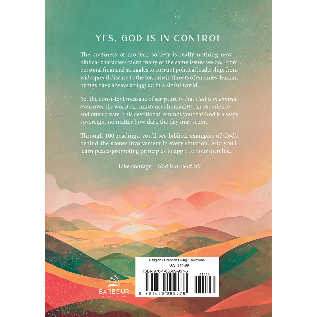 God is in Control Devotional