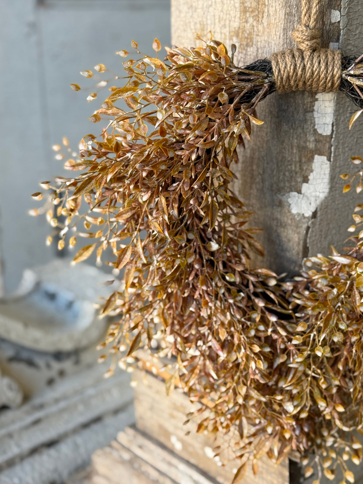 Ambermist Sage Hanging Wreath