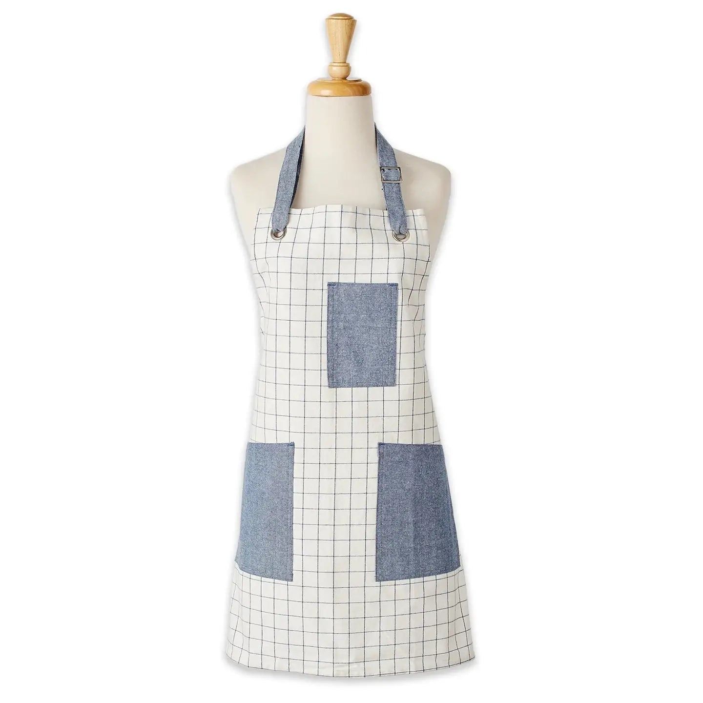 Windowpane Plaid Pantry Apron
