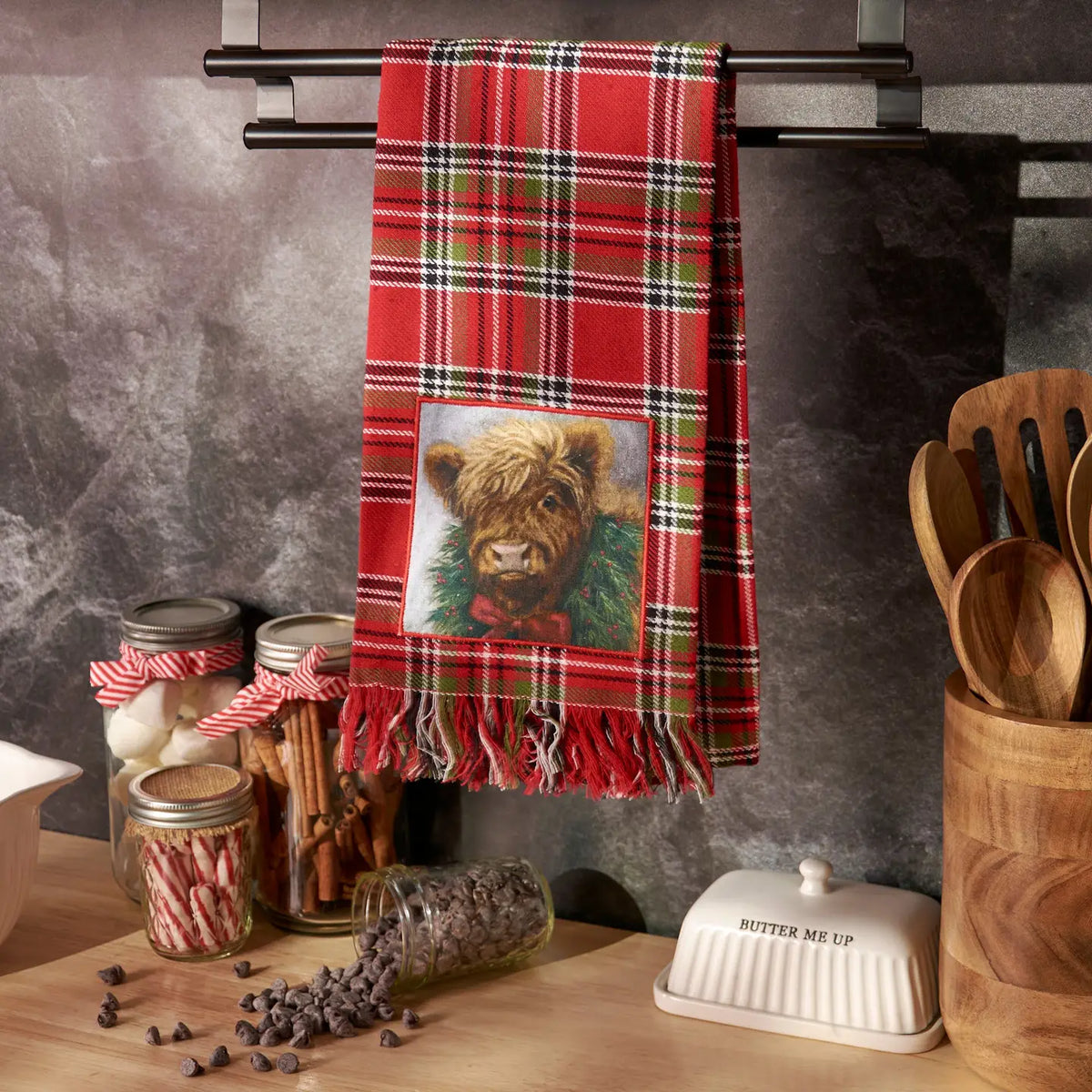 Holiday Highland Towel