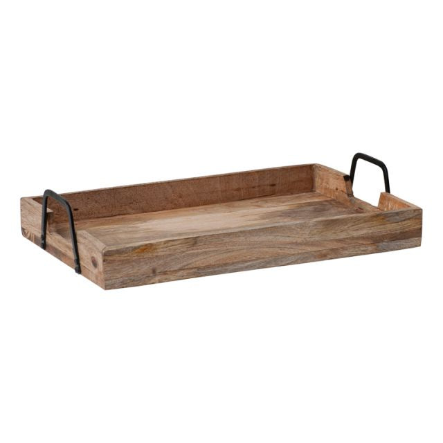 Rustic Rectangular Wooden Tray