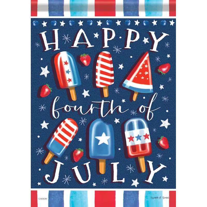 Happy 4th Garden Flag