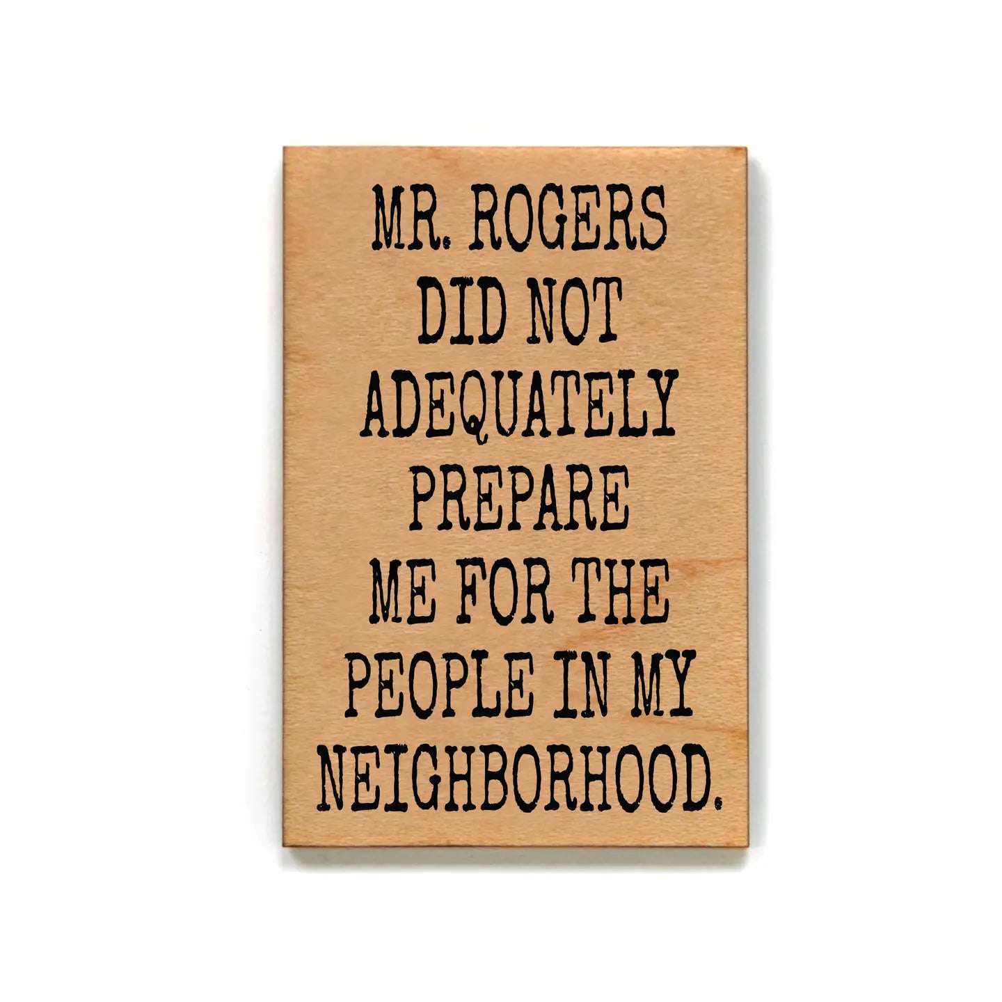 Mr Rogers Neighborhood Square Magnet