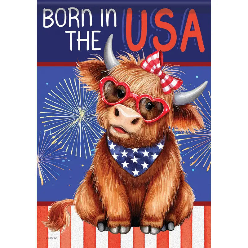 USA Highland Garden Flag