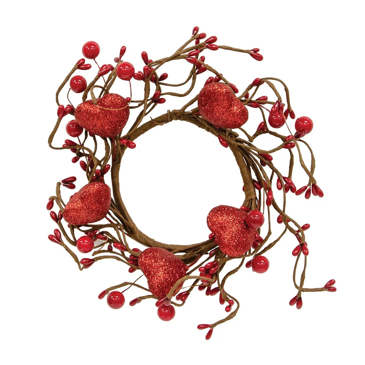 Heart &amp; Berries Candle Ring - Large