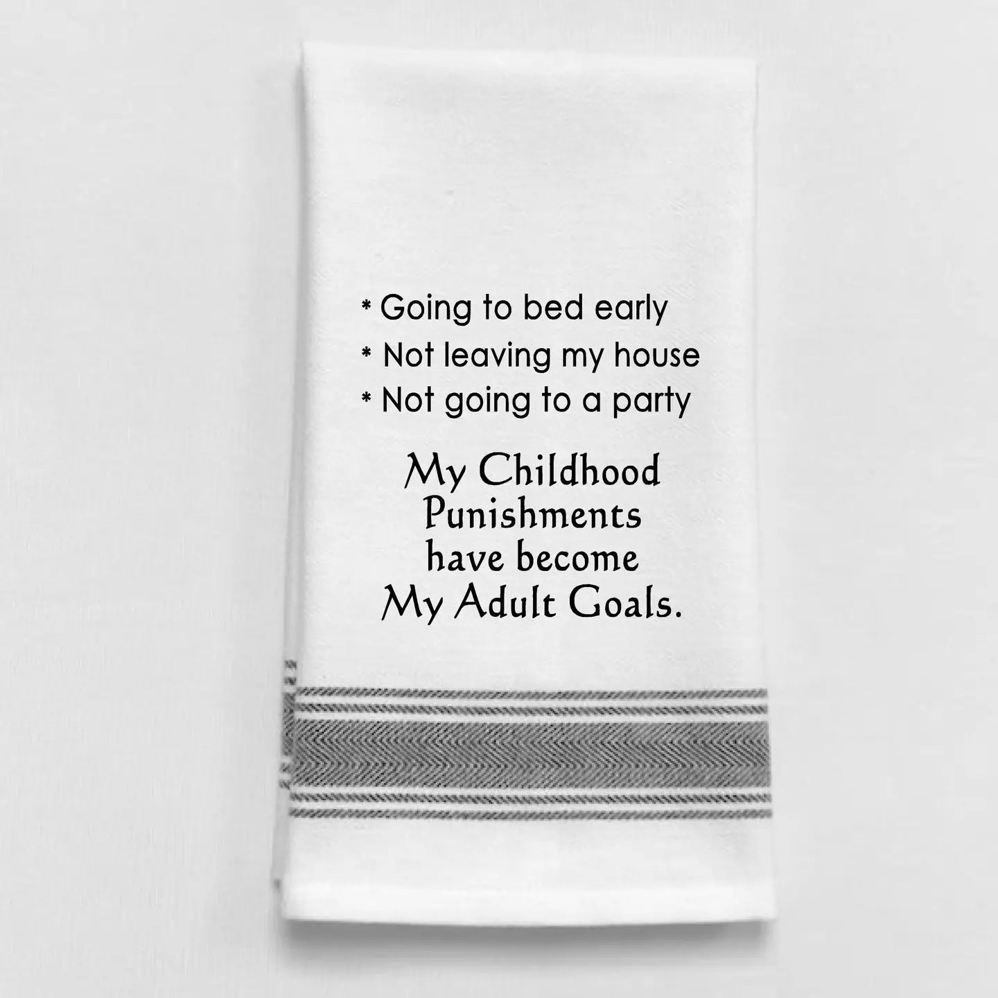 Adult Goals Towel