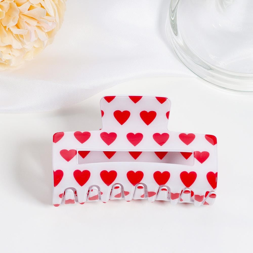 Hearts Claw Hair Clip
