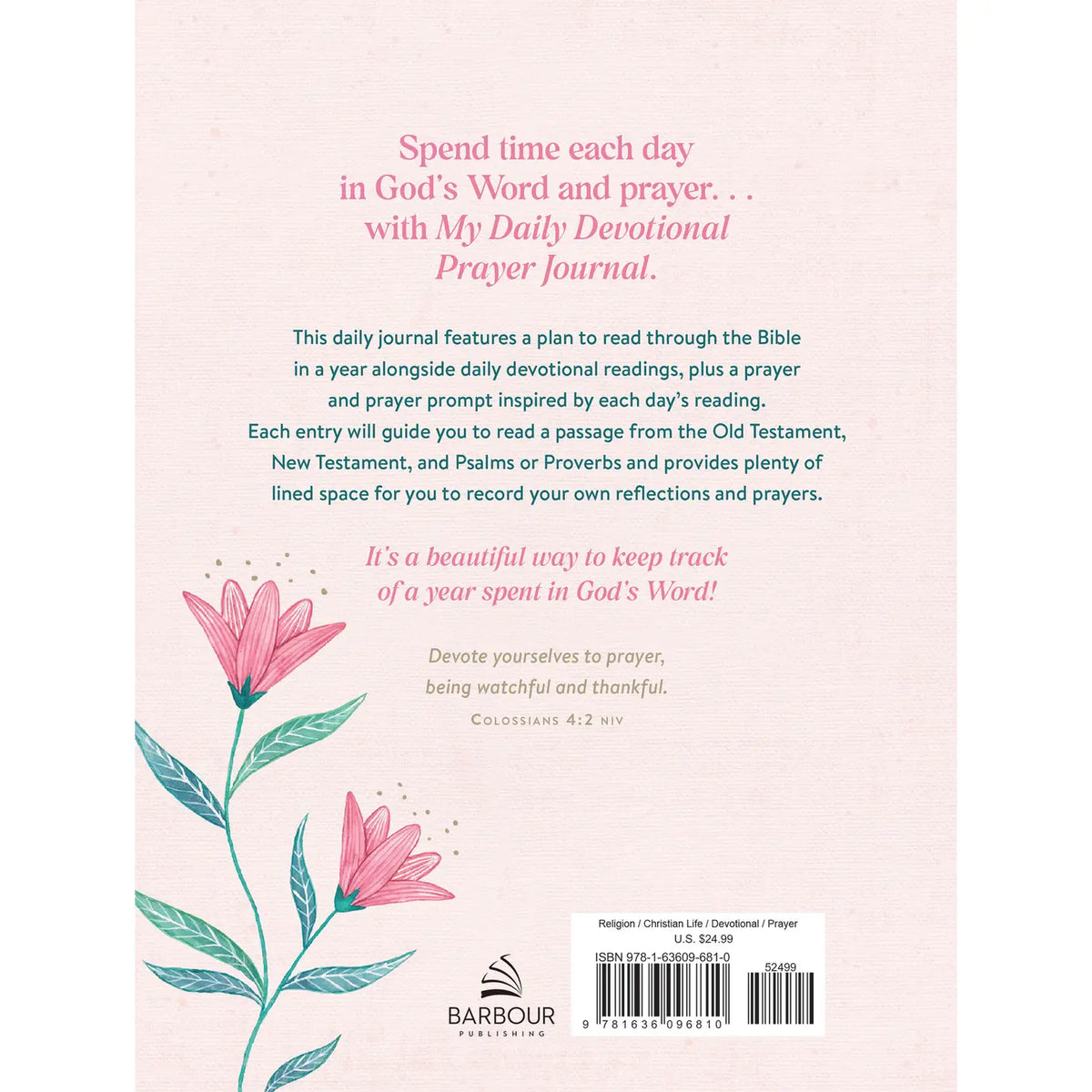 My daily devotional prayer journal