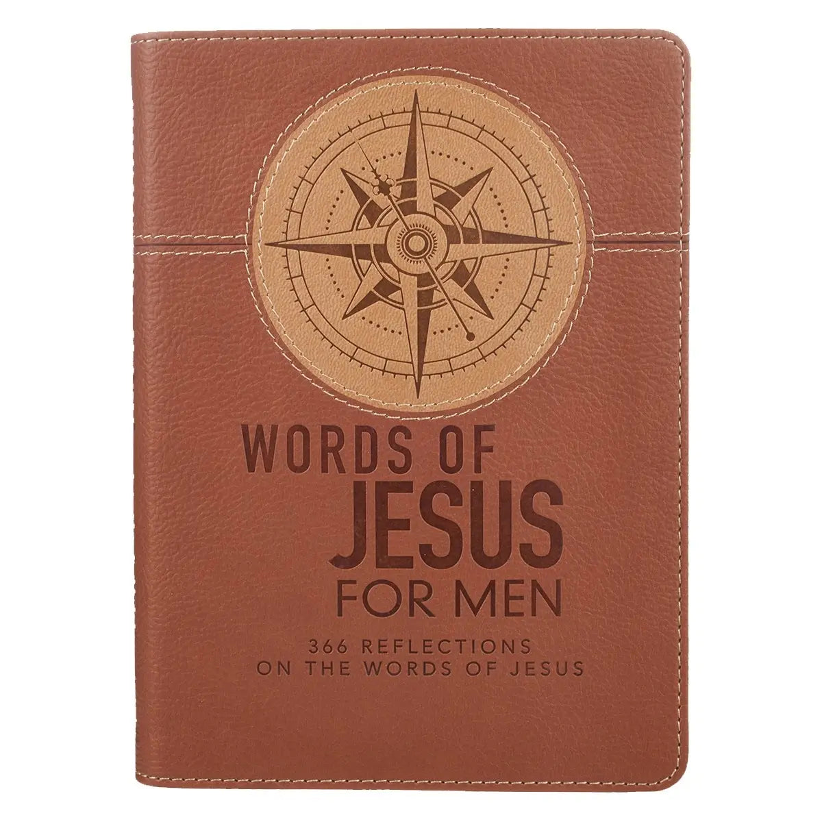 Words of Jesus for Men Leather Devotional