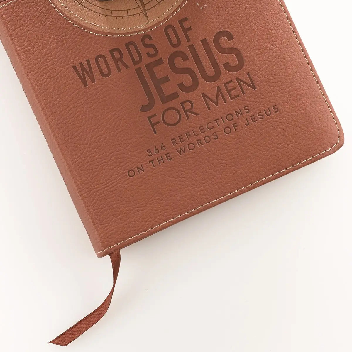 Words of Jesus for Men Leather Devotional