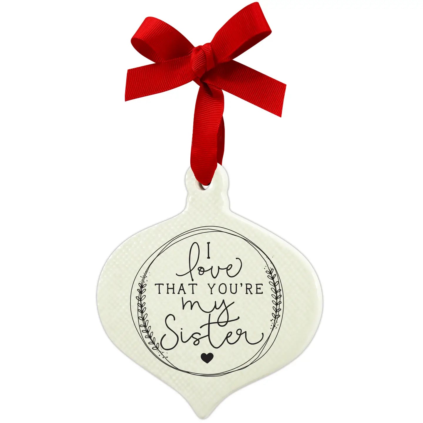 Sister Ceramic Ornament