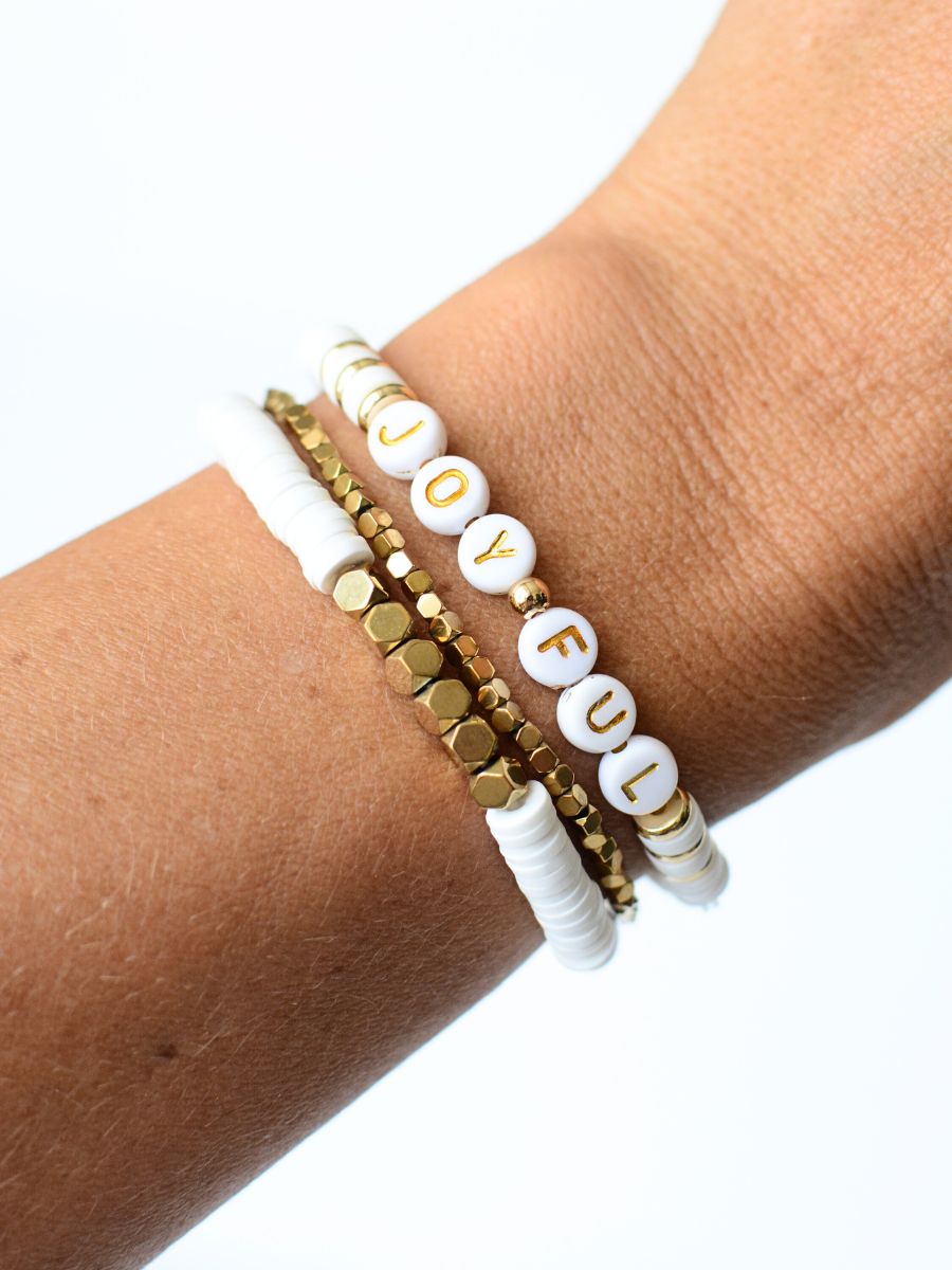 Joyful Bracelet Stack - Set of 3