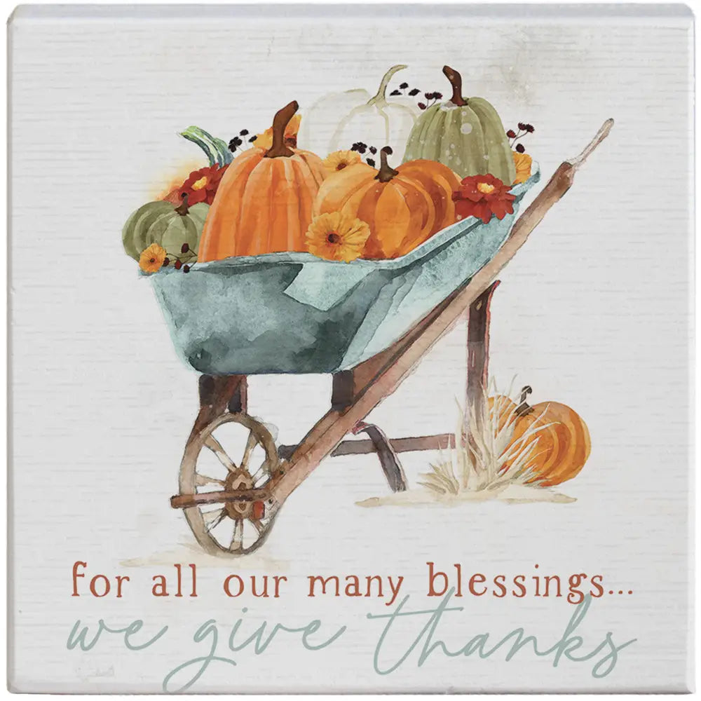 Give Thanks Wheelbarrow Gift-A-Block