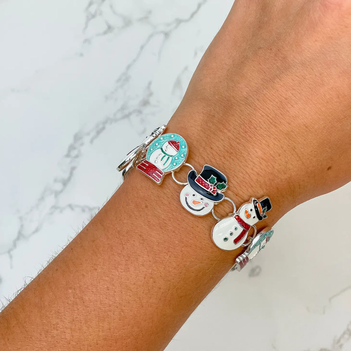 Snowman Magnetic Bracelet