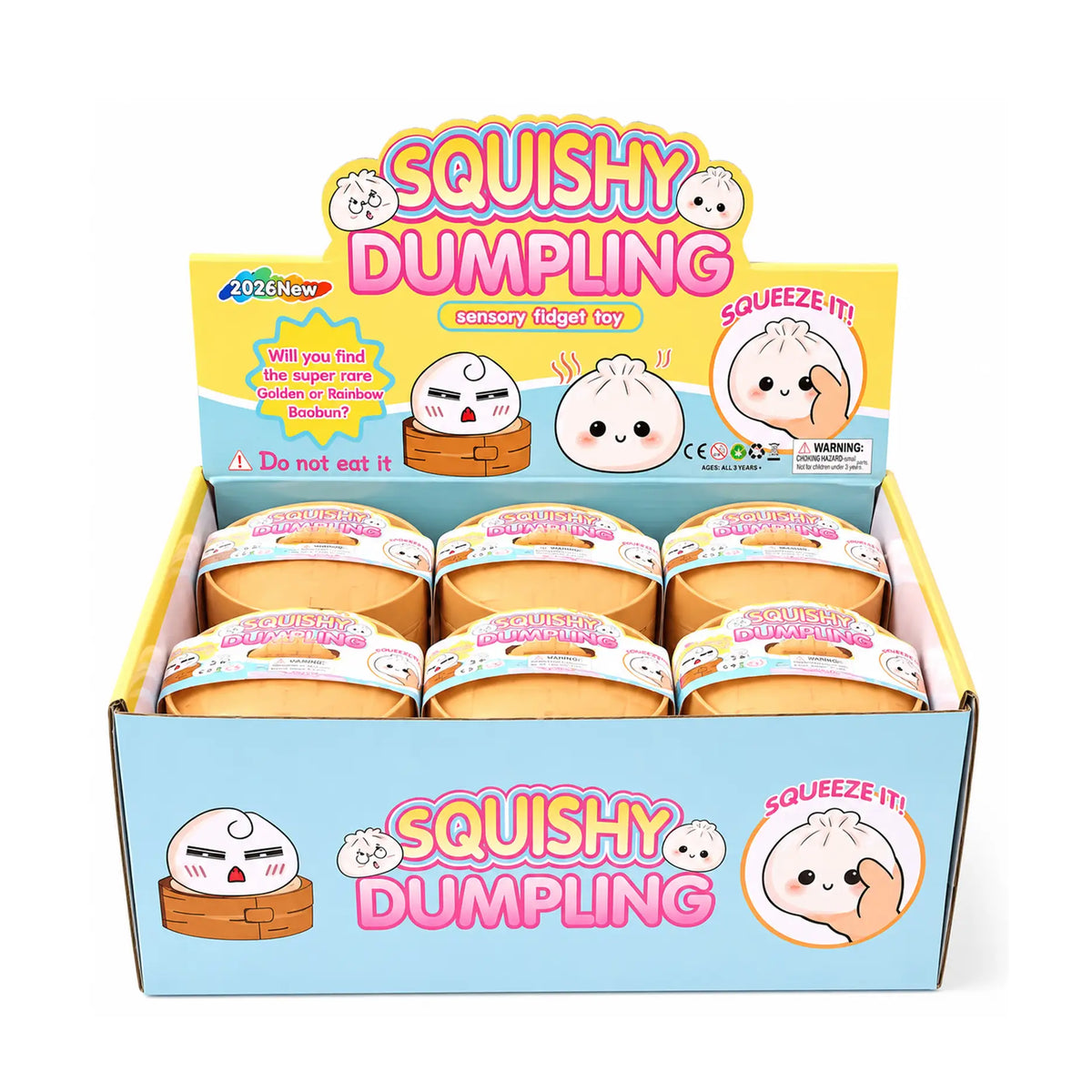 Large Dumpling Squishy - Tie Dye