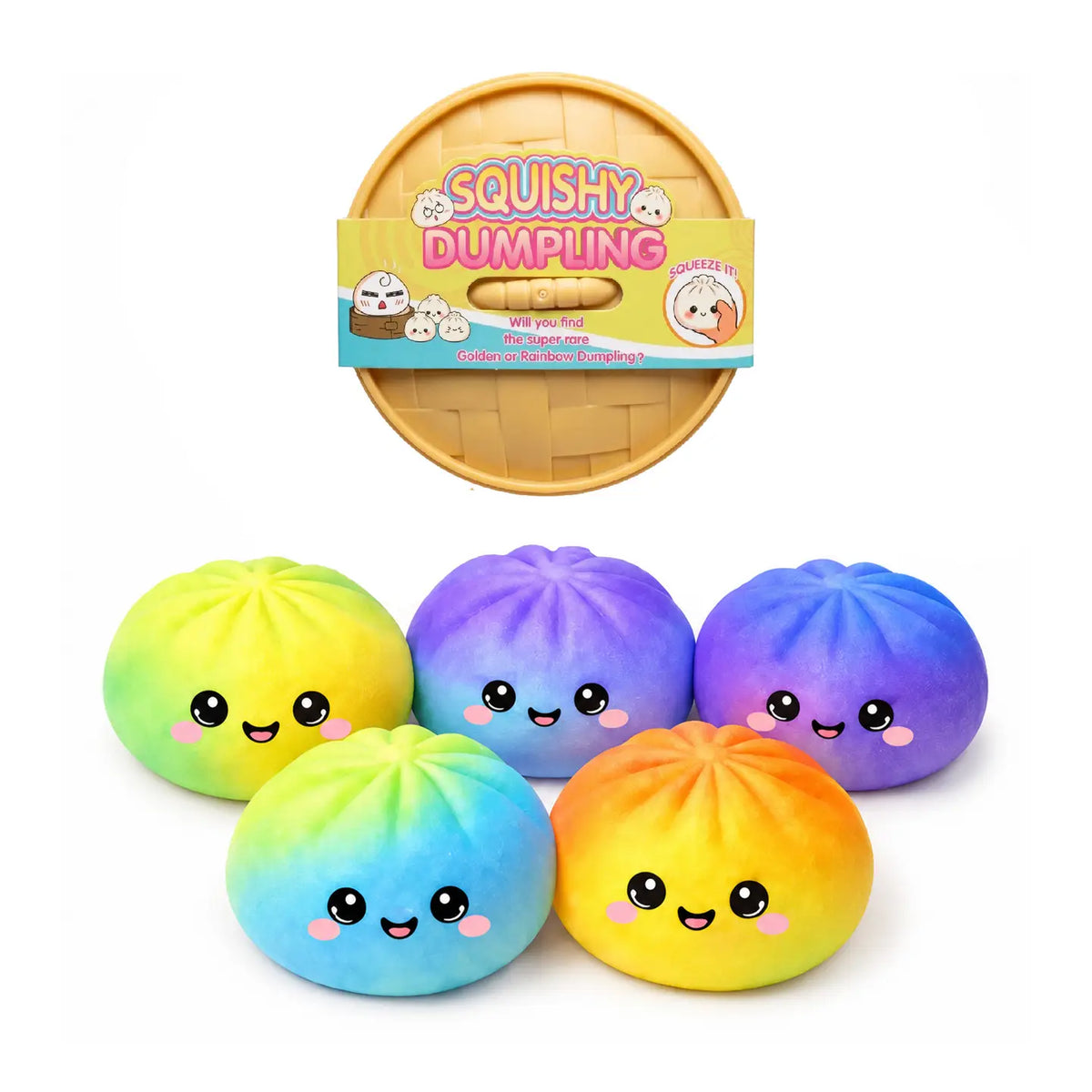 Large Dumpling Squishy - Tie Dye