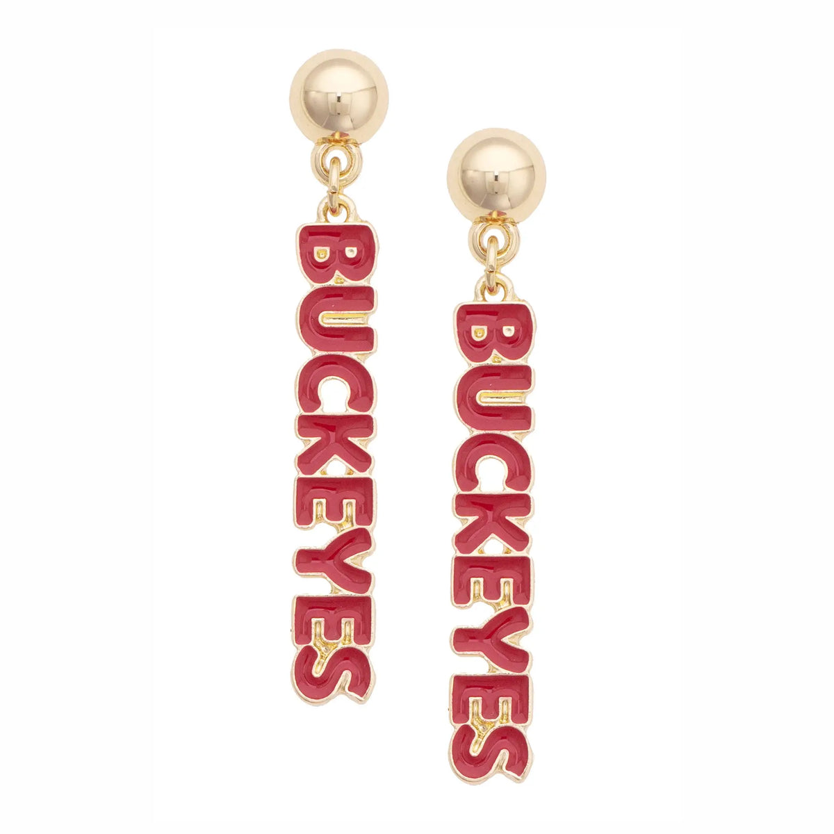 Ohio State Buckeyes Nameplate Earrings