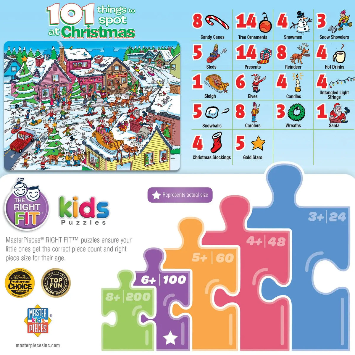 101 Things to spot at Christmas puzzle