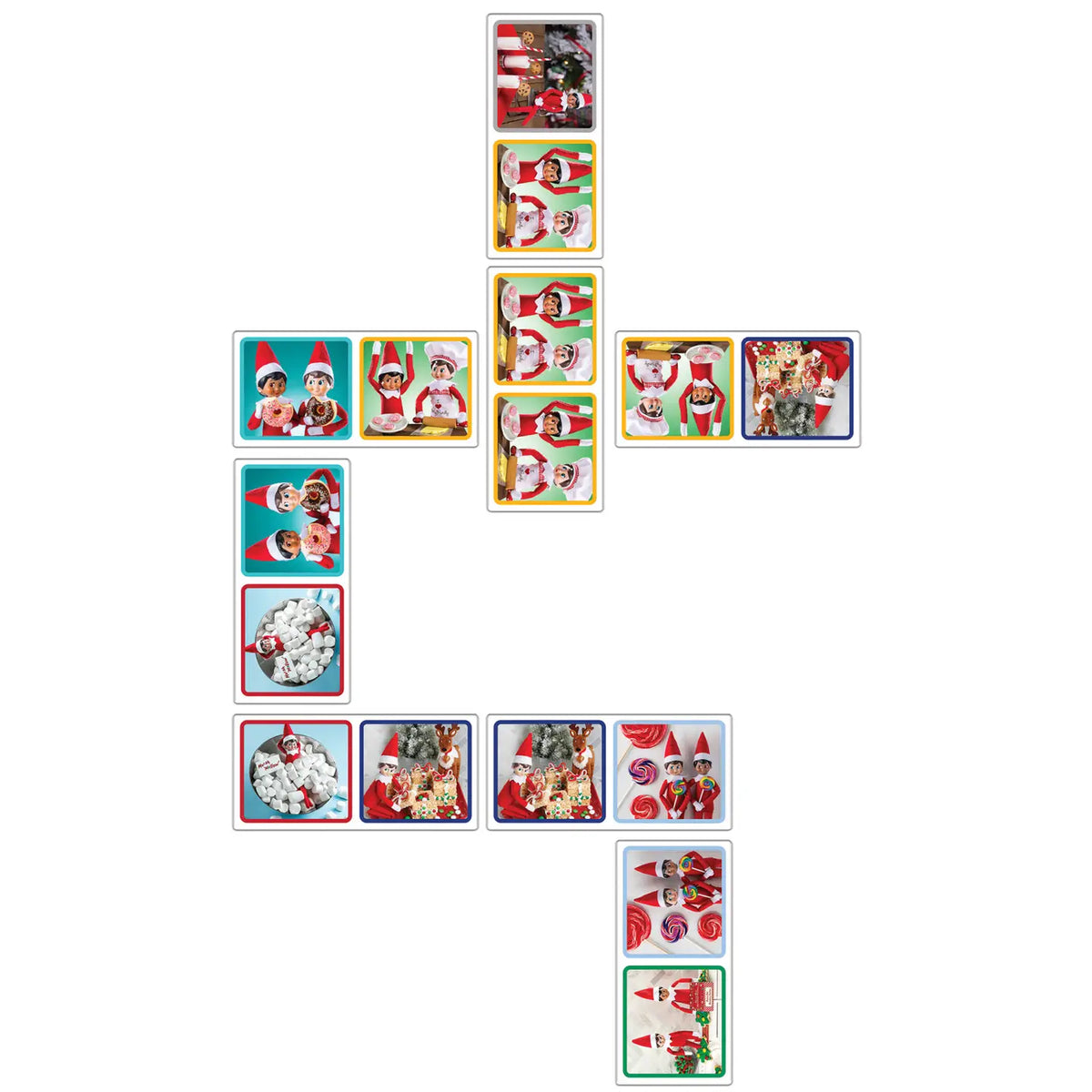 Elf on the shelf picture dominoes