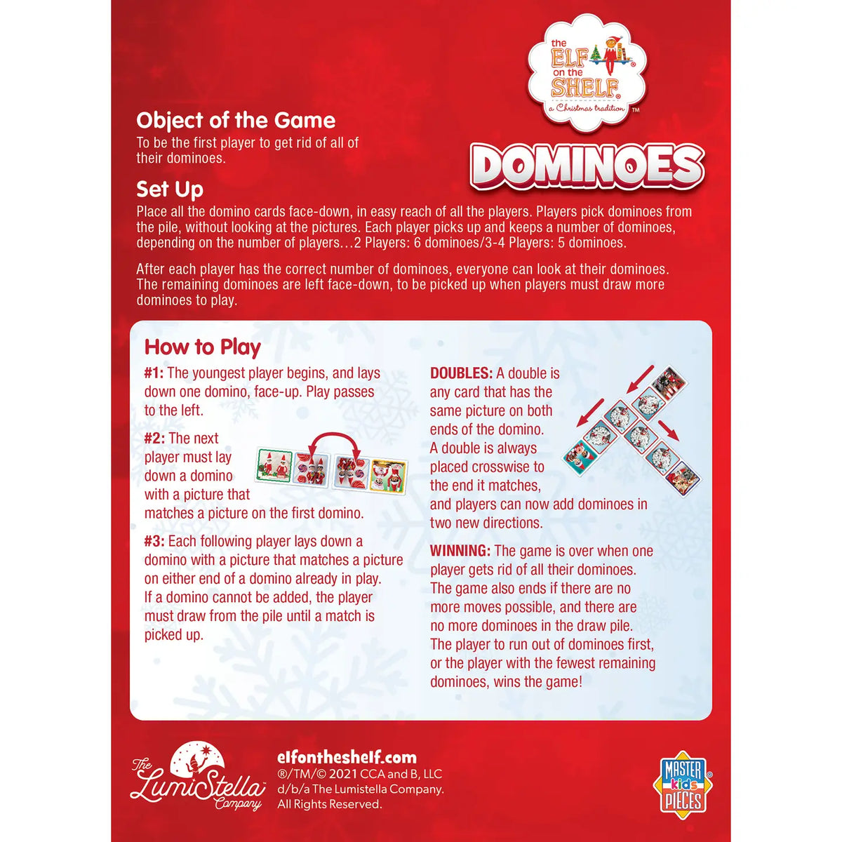 Elf on the shelf picture dominoes