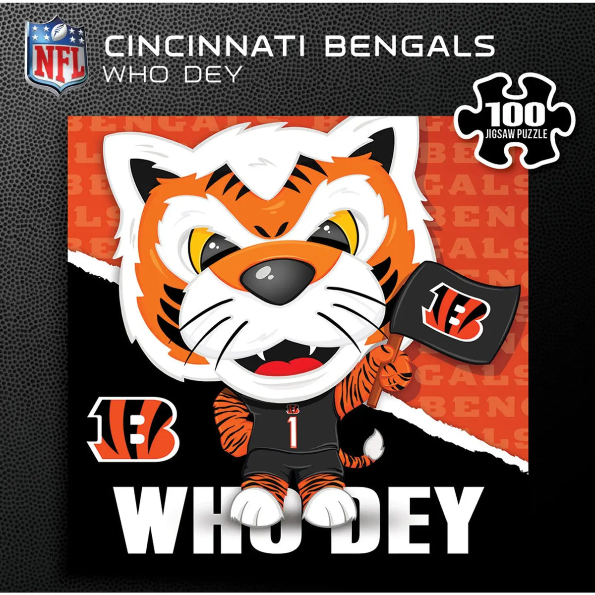 Cincinnati Bengals Mascot 100 Piece Puzzle